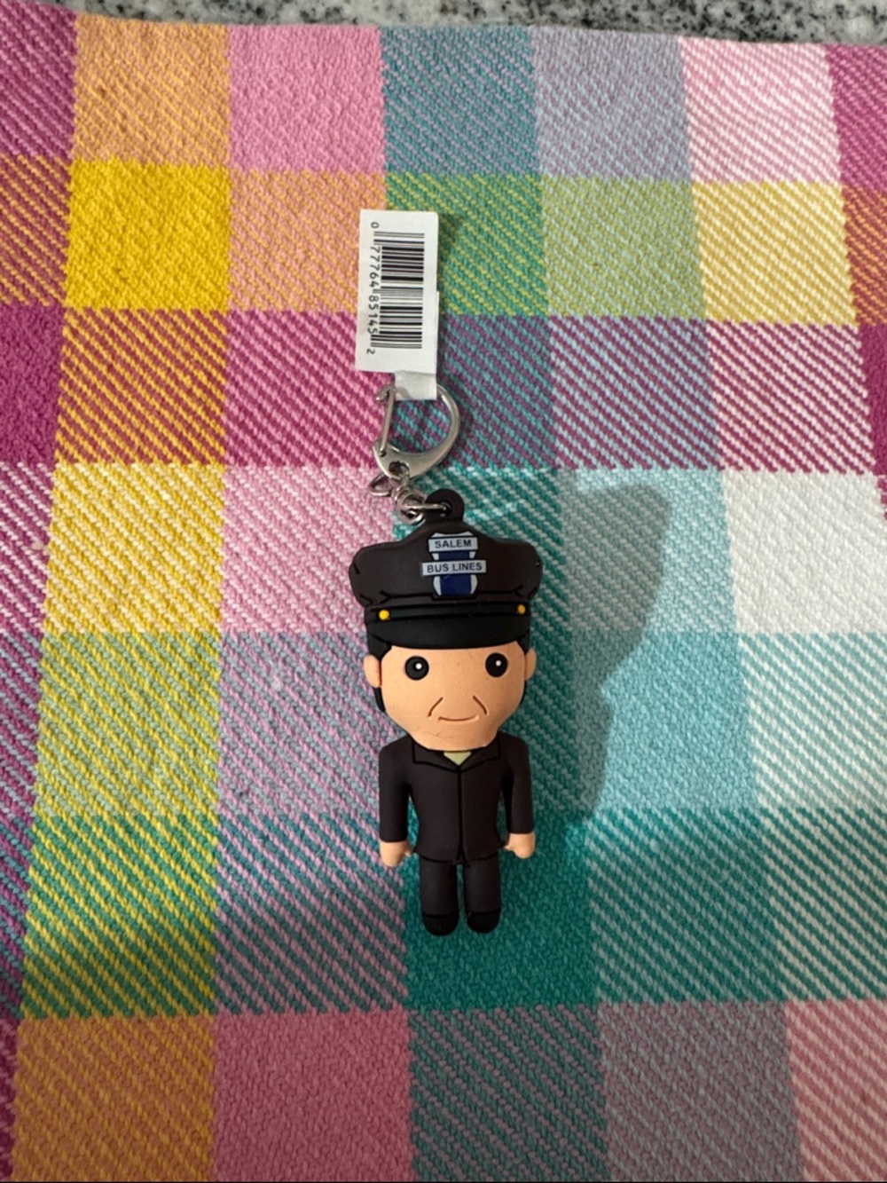 Hocus Pocus Bus Driver Keychain Charm - Salem Bus Lines
